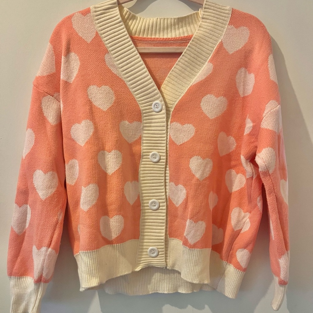 Heart patterned Cardigan